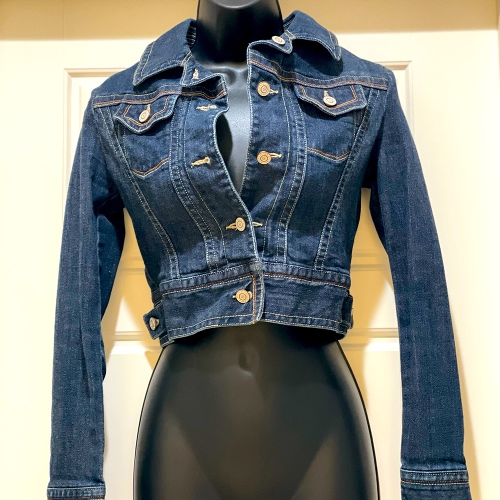 Crop Jean jacket!